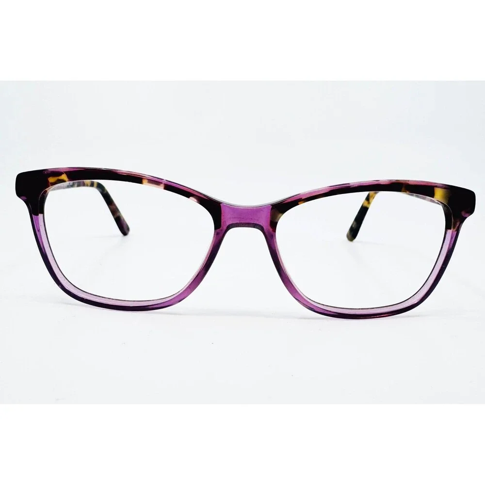 Rachel Rachel Roy Eyeglass Frames Womens Purple Tortoise Trust 52-16-135 44897
